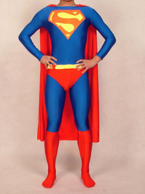 Superman Costume Halloween Superhero Catsuits